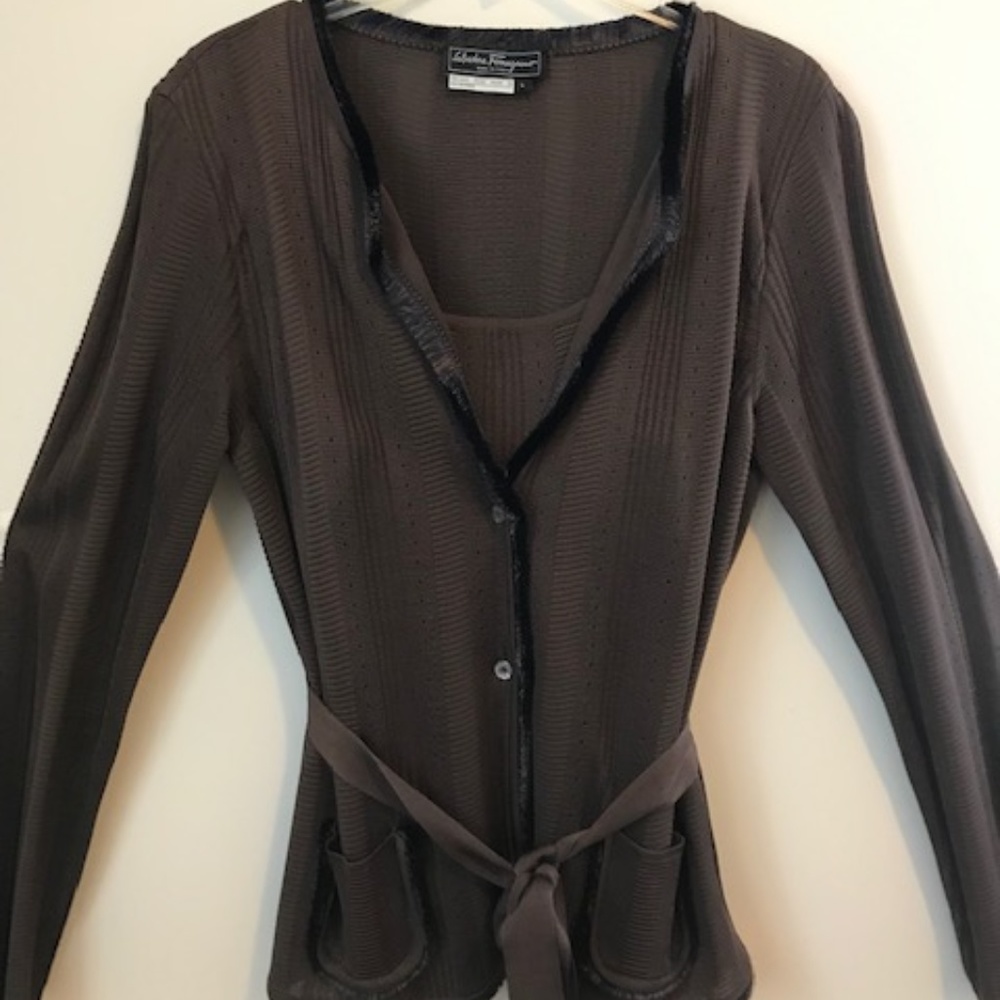 Salvatore Ferragamo sweater & tank size L